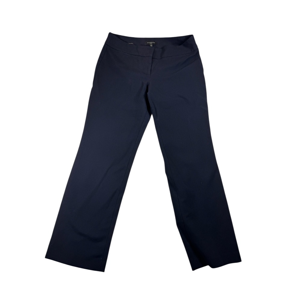 Talbots Signature Women's Navy Blue Career Dress Pants Size 10P Straight Leg